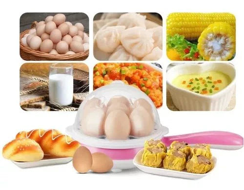 2-in-1 Multifunctional Electric Steam Egg Cooker